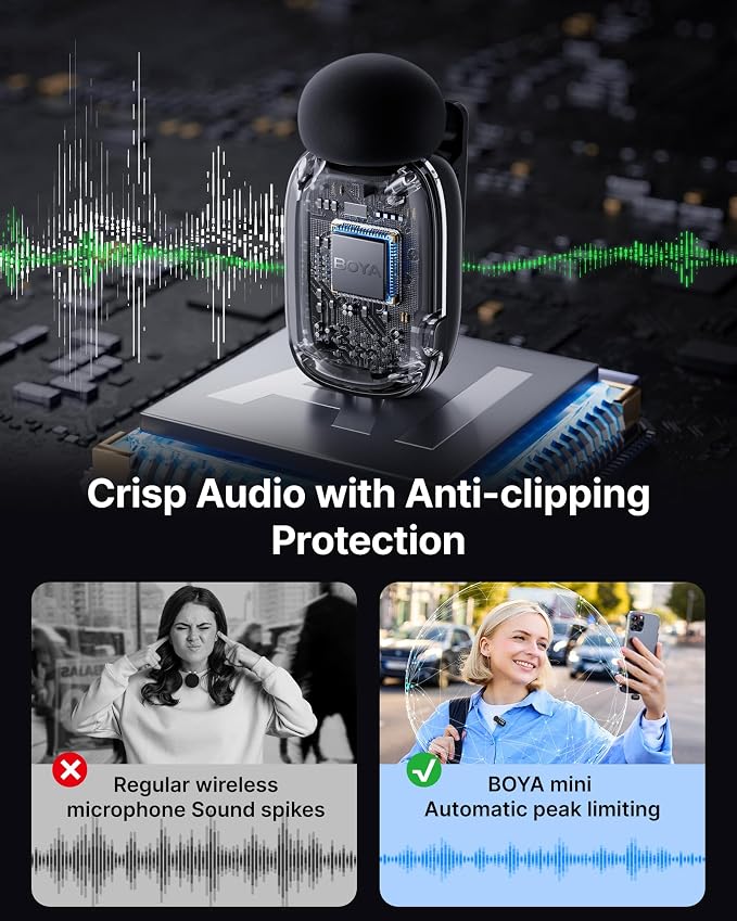 BOYA mini Wireless Lavalier Microphone - Image 8