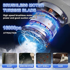 4-in-1 Cordless Handheld Vacuum, Portable Car Vacuum Detailing Kit, Compact Vac - Image 4