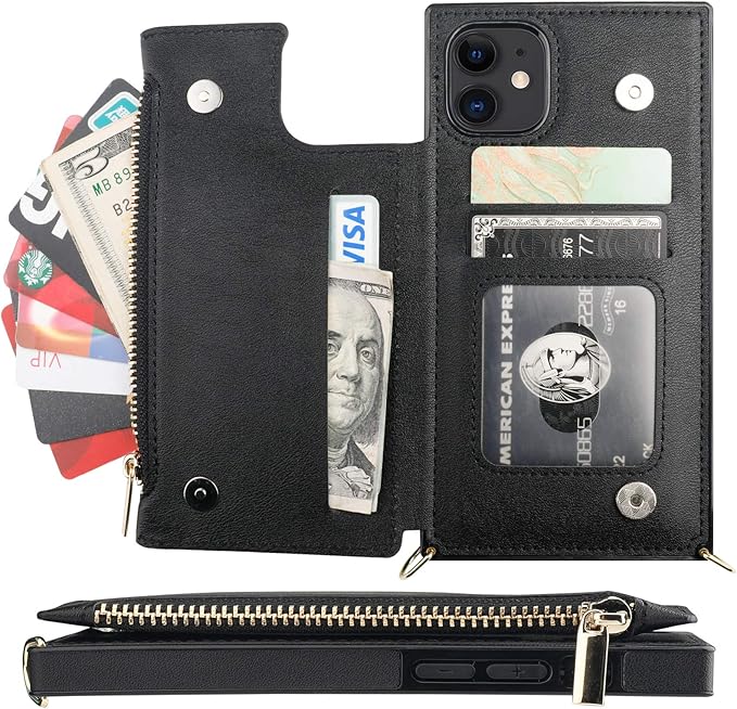 Bocasal Crossbody Wallet Case for iPhone 11 - Image 3