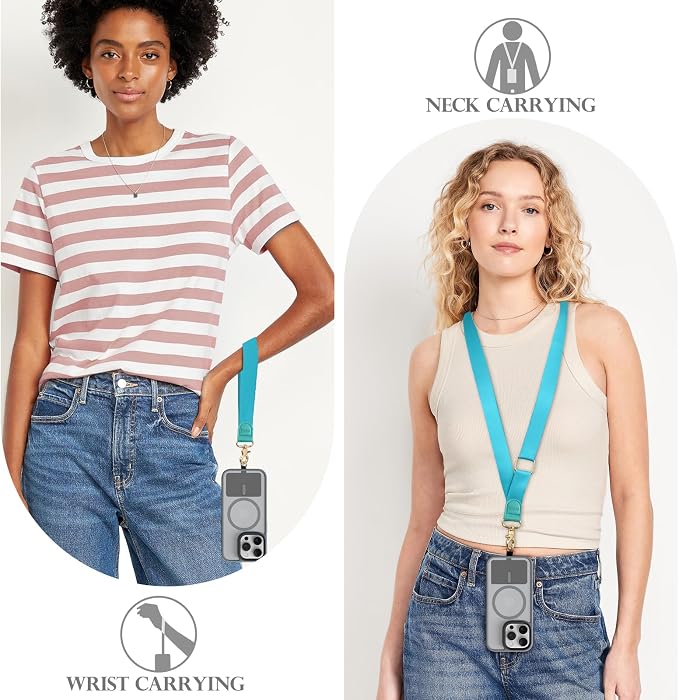 TiMOVO Phone Lanyard Crossbody Wrist Strap, Adjustable Anti-Theft Strap - Image 2