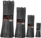 Zip Ties Assorted Size, 8+12+14+18 Inch Double Sided Toothed, 100 LBS Tensile by JIANYANG