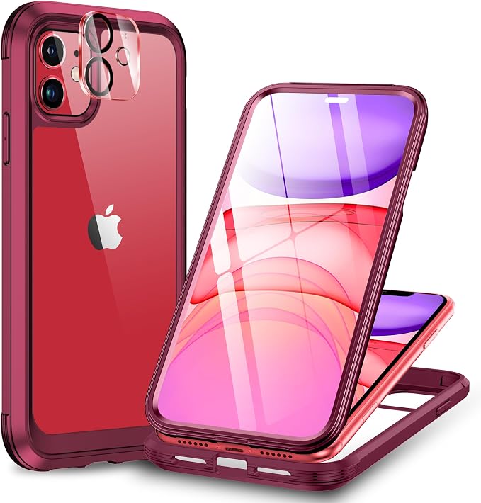 Miracase Glass Series for iPhone 11 Case 6.1 inch, Upgraded Full-Body Rugged by Miracase