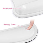 MOSISO Wrist Rest Support for Mouse Pad & Keyboard Set, Ergonomic Mousepad - Image 4