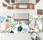 Gaming Green Desk Mat Desk Mouse Pads Purple Blue Pink Floral Mouse Pad Large - Image 4