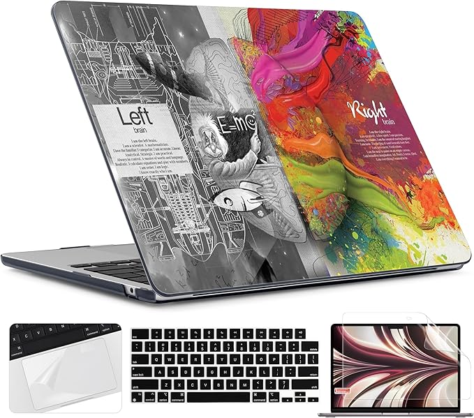 TWOLSKOO for M4 MacBook Air 13.6 inch Case 2025-2022 Release M4 A3240 M3 A3113 by TWOLSKOO