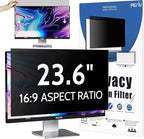 Privacy Screen for Computer Monitor 23.6 Inch 16:9 Aspect Ratio, Anti Blue by peslv