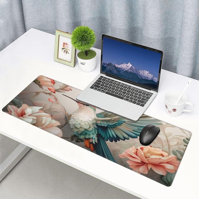 Gaming Mouse Pad, Large Non-Slip Rubber Base Mousepad, Keyboard Mouse Mat - Image 9