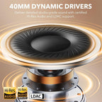 YMOO Bluetooth 5.3 Hybrid Active Noise Cancelling Headphones - Image 4