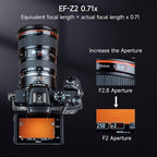 VILTROX EF-Z2 Auto Focus Lens Adapter 0.71x Reducer Speedbooster Lens Converter - Image 3