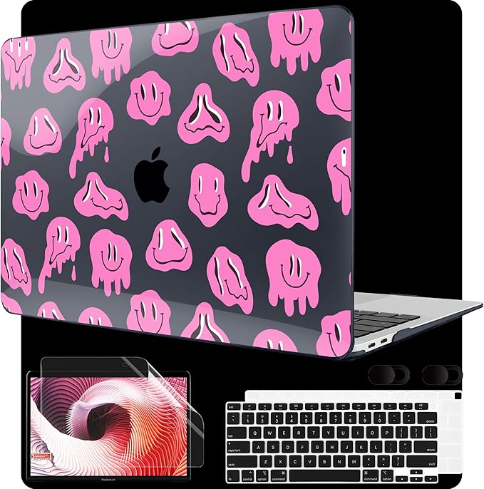 MEEgoodo for MacBook Air 13 inch Case 2021 2020 2019 2018 Released A2337 M1 by MEEgoodo
