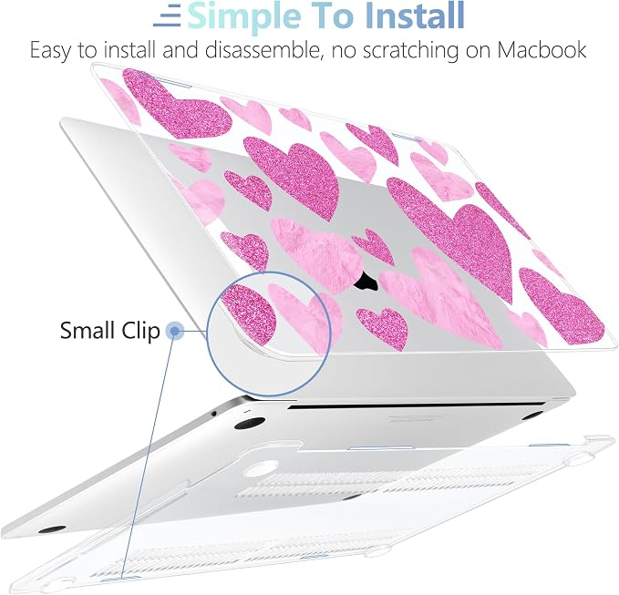 MEEgoodo Case for MacBook Pro 13 inch Case 2022 2021 2020 New A2338 M2/M1 A2251 - Image 4