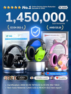 Dr.meter Hearing Protection Ear Muffs, SNR31dB Noise Cancelling Headphones - Image 6