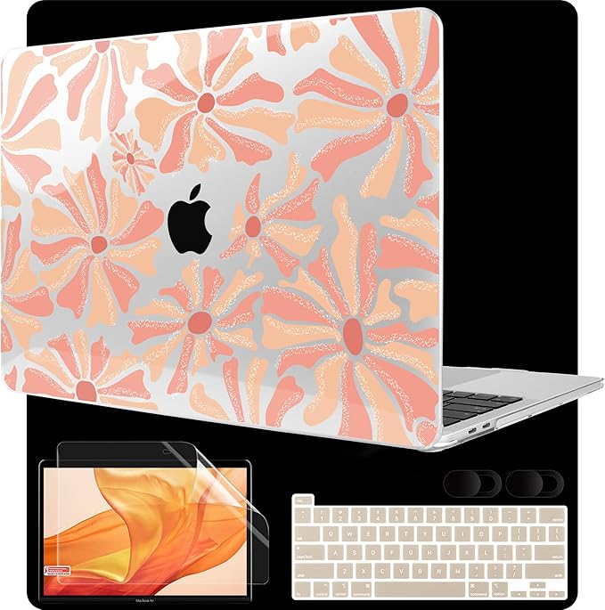 MEEgoodo Case for MacBook Pro 13 inch Case 2022 2021 2020 New A2338 M2/M1 A2251 by MEEgoodo