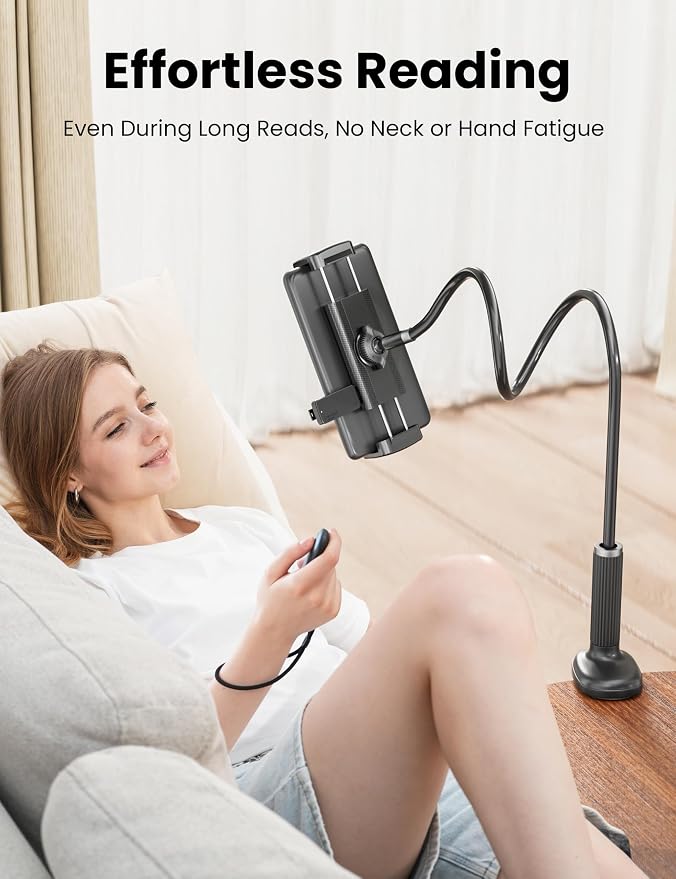 Gooseneck Kindle Holder with Remote Page Turner - Image 4
