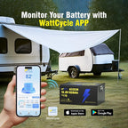 12V 628Ah LiFePO4 Lithium Battery 300A BMS, Built-in Bluetooth 5.0, Full Metal - Image 8