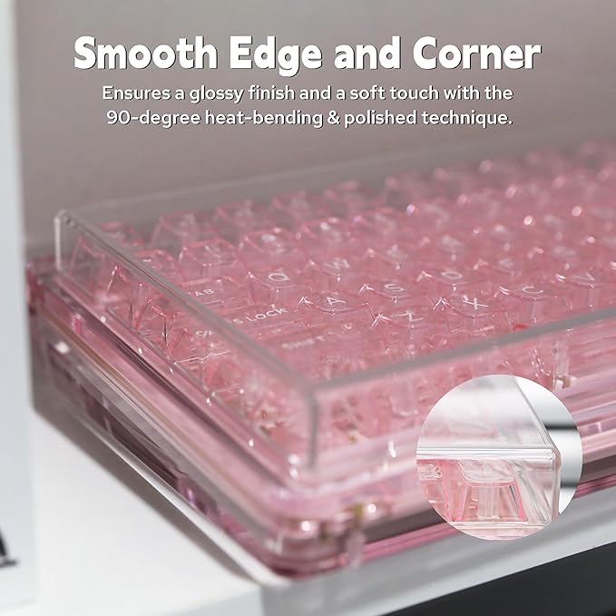 KiiBoom Premium Acrylic Transparent Keyboard Dust Cover, Waterproof, Anti-Cat - Image 6