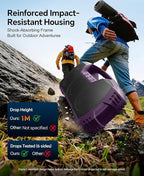 IPX7 Waterproof Outdoor Bluetooth Speaker, 32H Playtime, Floating Design - Image 8