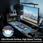 Mouse Pad, Large Alcohol Ink Art Desk Mat, Extended Non-Slip Gaming Keyboard - Image 5