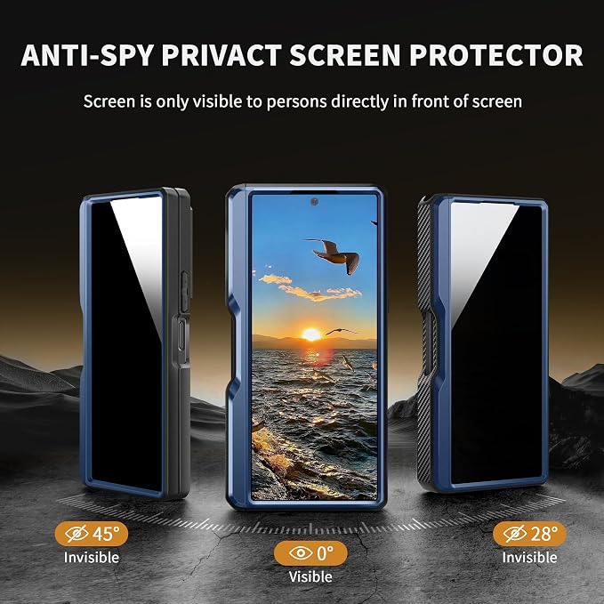 TONGATE for Z Fold 5 Case, Full-Body Military Drop Phone Case for Samsung - Image 2