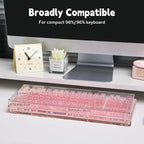KiiBoom Premium Acrylic Transparent Keyboard Dust Cover, Waterproof, Anti-Cat - Image 3
