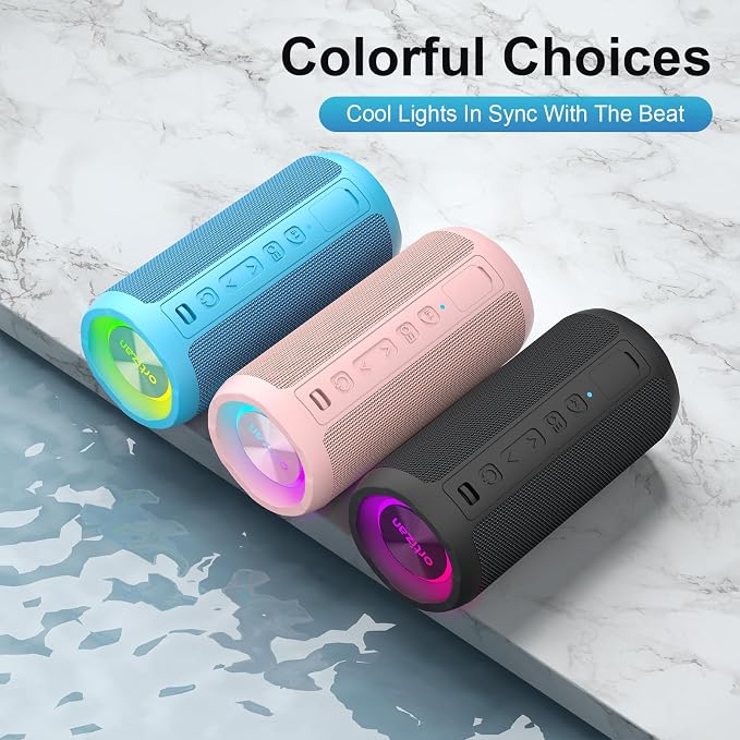 Ortizan Wireless Portable Bluetooth Speaker, IPX7 Waterproof, Dustproof and - Image 7