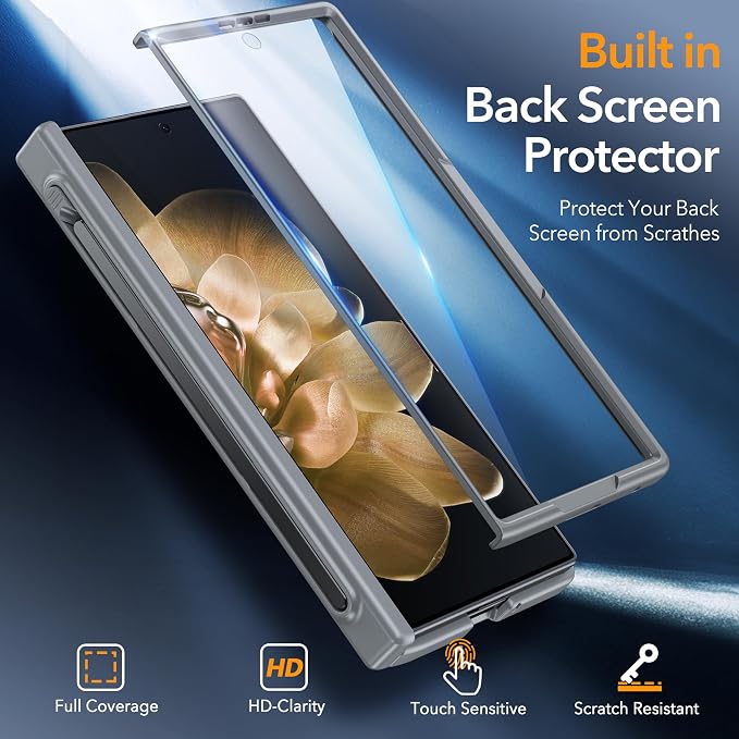 Oneagle Magnetic for Samsung Galaxy Z Fold 7 Case Built in Screen Protector - Image 6