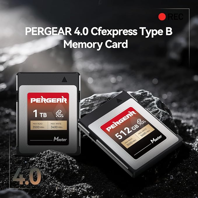 PERGEAR 1TB Cfexpress 4.0 Type B Memory Card, 3500MB/s Write Speed & 3400MB/s - Image 6