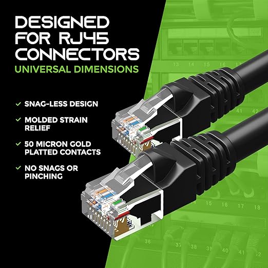 GearIt 24-Pack, Cat5e Ethernet Patch Cable 10 Feet - Image 7