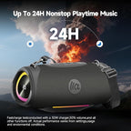 Portable Bluetooth Speaker, IPX7 Waterproof 80W Loud Stereo Sound Wireless - Image 5