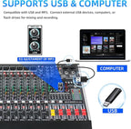 16 Channel Audio Mixer Professional Sound Mixing Board - Image 5
