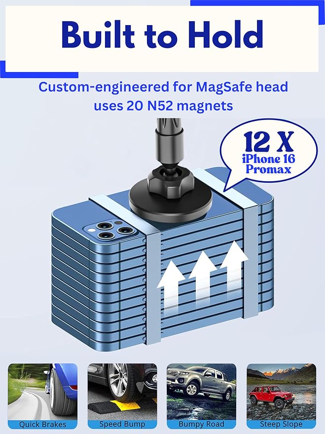 Cup Holder Phone Mount Magnetic - Image 5