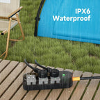Surge Protector Power Strip, Covozon 3 Outlets 6ft Extension Cord, 1875W - Image 2