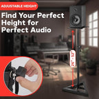 Pyle Speaker Stand Pair of Sound - Image 2
