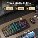 Redragon S101M-KS Gaming Keyboard and Mouse Wireless - Image 2