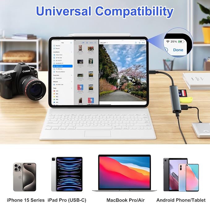 USB C SD Card Reader, Memory Card Reader - Image 5