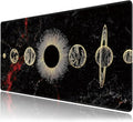 Galaxy Planet Large Mouse Pad, Gaming Keyboard Desk Pad, Extended Mouse Mat by BAHDSISFA