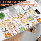 Mouse Pad Large Cute Animals Non-Slip Game Desk Mat - Image 6