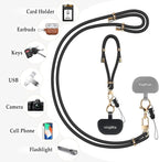 Universal Phone Lanyard with Wrist Strap, Adjustable Crossbody Cell Phone - Image 6