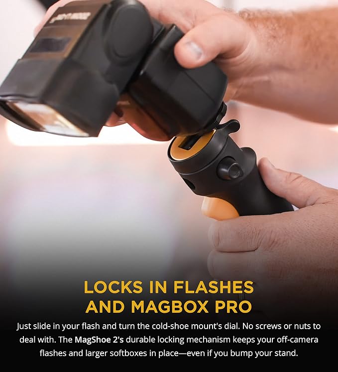 MagMod MagShoe v2 | Universal Cold Shoe Flash Mount - Image 3