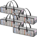 Lifewit CD Storage Bags, Front Window Zipper Design, Stackable Media Organizer by Lifewit