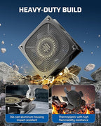 DEWENWILS Exhaust Fan 120V AC, Waterproof Ventilation Fan 30 Mesh Metal Filter - Image 2