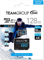 TEAMGROUP GO Card 128GB Micro SDXC UHS-I U3 V30 4K - Image 7