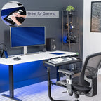 VIVO Office Chair Mounted 26 x 12 Inch Keyboard and Mouse Tray, Ergonomic Tilt - Image 9
