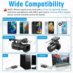 FULAIM WM500 UHF Wireless Lavalier Microphone System, 16-Channel Lavalier Lapel - Image 3