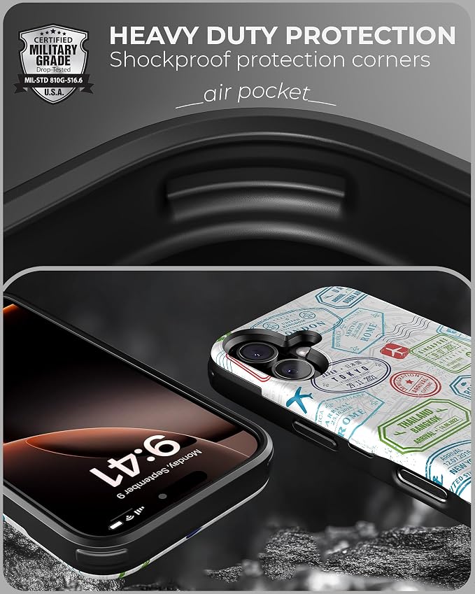 TORU CX Slim for iPhone 16 Case Wallet | Protective Shockproof Heavy Duty Cover - Image 5