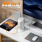 TESSAN Tower Power Strip with Individual Switches, Surge Protector with 12 - Image 6