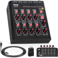 Pyle 8-Channel Wireless BT Streaming Mini Line Mixer by PyleUSA