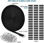 1"x39.4ft Hook and Loop Straps - Image 2