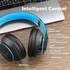 Wireless Bluetooth Headphones Over Ear, 65H Playtime HiFi Stereo Headset - Image 7