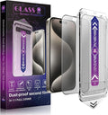 2 Pack Matte Screen Protector for iPhone 16 Pro Max 6.9-Inch Auto Dust Removal by SHANG+PIN+JIA